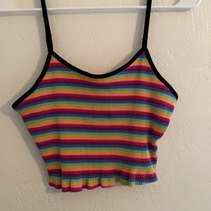 colorful crop top